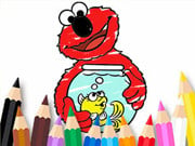 Coloring Book: Elmo New Friend Profile Picture